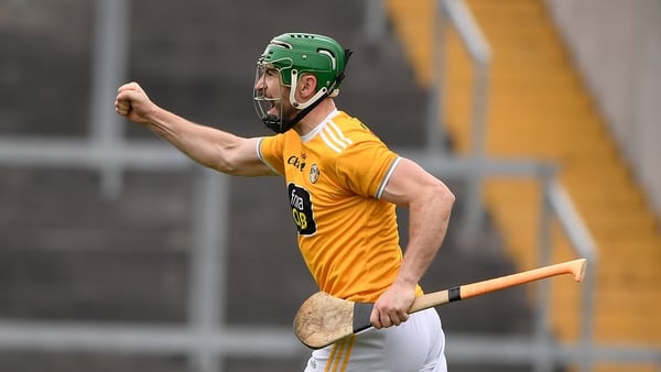 Antrim's Conor McCann struck a goal for the visitors