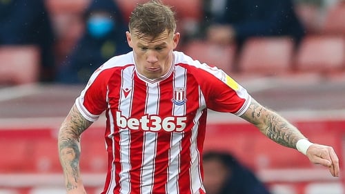 James McClean has figured in 21 matches for Stoke this season, scoring two goals