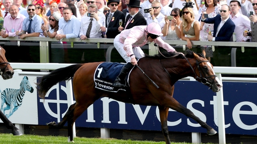 Anthony Van Dyck on his way to winning the Derby last year