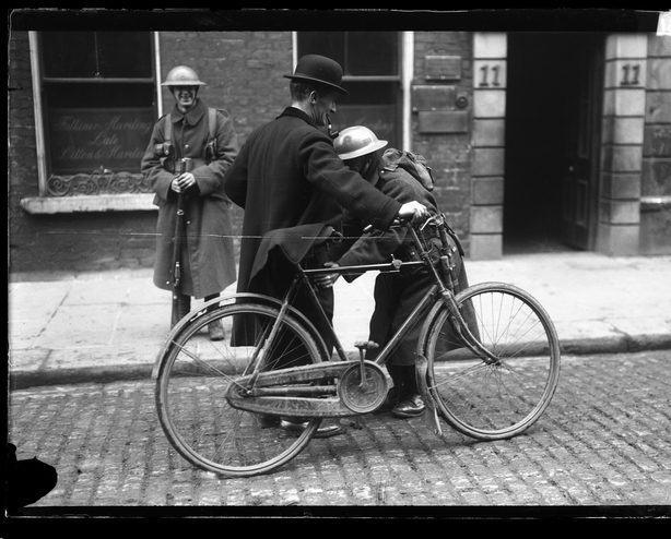 Man being searched