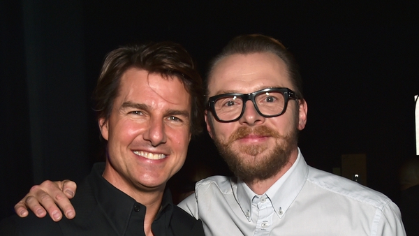 Tom Cruise and Simon Pegg