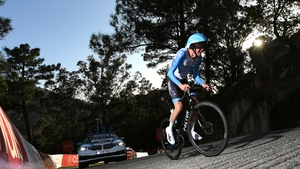 Daniel Martin during today's stage