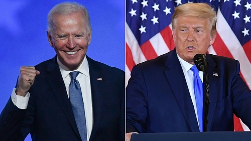 Mr Biden's criticism of Mr Trump echoed the conclusion of the House committee investigating the 6 January, 2021 riot at the Capitol