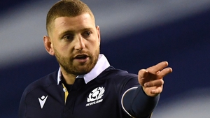 Finn Russell suffered a groin injury against Wales