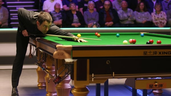 Ronnie O'Sullivan pictured at the 2019 UK Championship at the York Barbican.