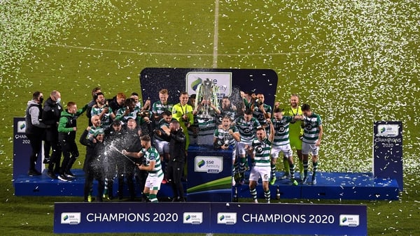 Shamrock Rovers won the league in 2020