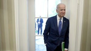 Those curtains will have to go: Joe Biden in the Oval Office in 2015