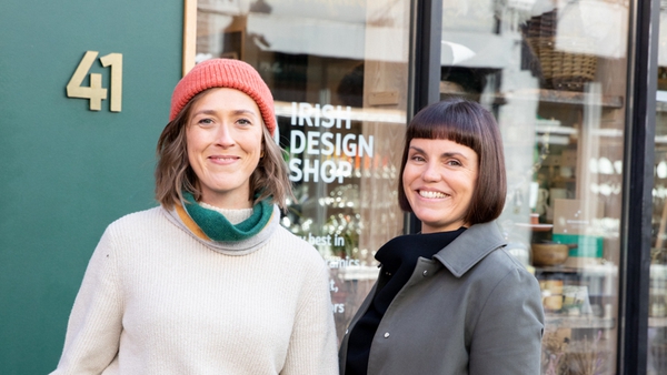 Laura Caffrey and Clare Grennan, owners of Irish Design Shop