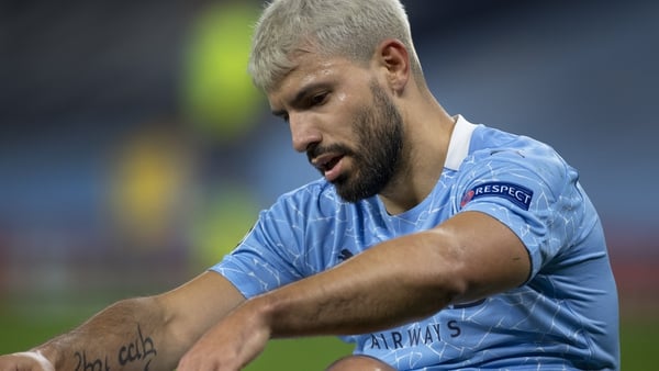 Sergio Aguero is out of the FA Cup semi-final