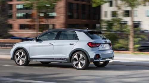 The new Audi A1 'citycarver' is a lightly raised city car