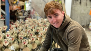 Anthony Gorman has been 'inundated' with orders for his handmade reindeer decorations