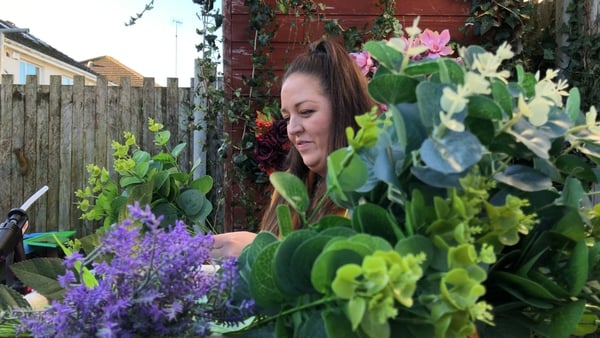 Aoife Killeen turned to wreath making after her hours were cut