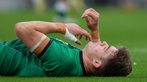 Ringrose had his jaw broken against Italy