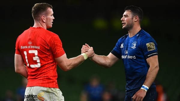 Chris Farrell, left, and Robbie Henshaw will form the Irish midfield partnership against Wales