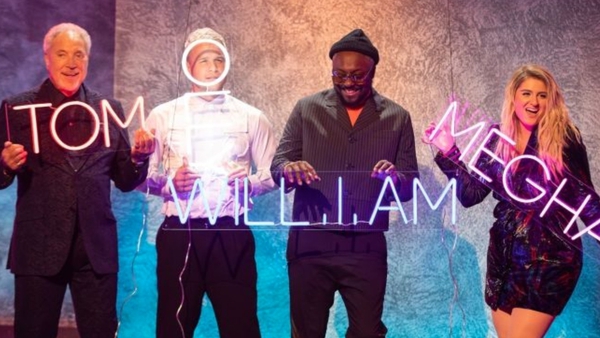 The Voice UK coaches: Tom Jones, Olly Murs, Will.i.am and Meghan Trainor