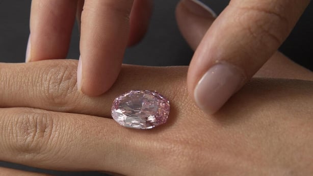 Rare pink diamond sale