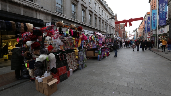 The city council had announced a prohibition for the seasonal traders on Henry Street and Moore Street because of Covid-19 restrictions (Pic: RollingNews.ie)