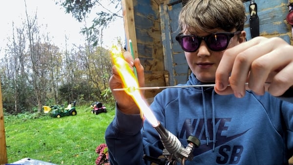 Eben Pascoe has been making suncatchers since he was eight years old