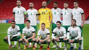 The Irish team that started at Wembley