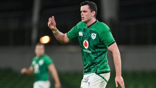 James Ryan took over the captaincy following Sexton's early injury departure in Friday's win over Wales