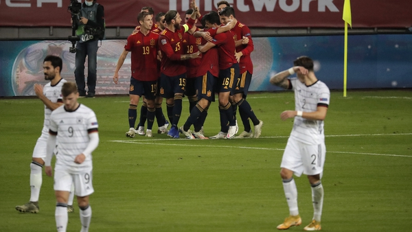 The victory saw Spain finish top of League A4 with 11 points after six games