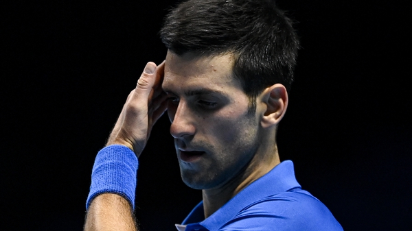 Novak Djokovic was beaten in straight sets by Daniil Medvedev
