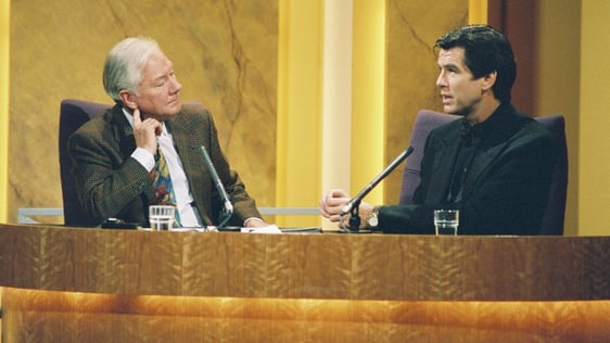 Pierce Brosnan in conversation with Gay Byrne on The Late Late Show (1995)