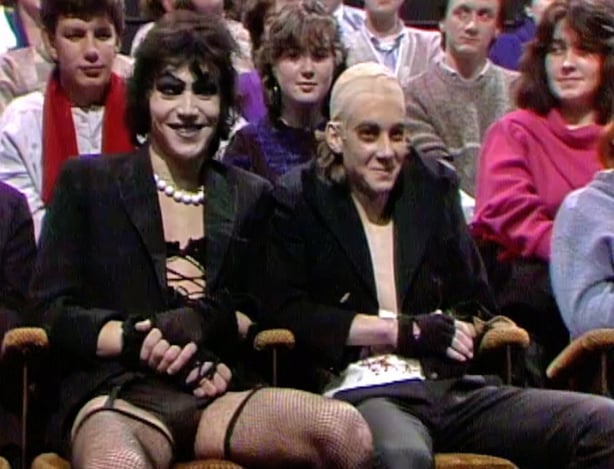 Michael and Shay in the audience at TV Gaga (1985)
