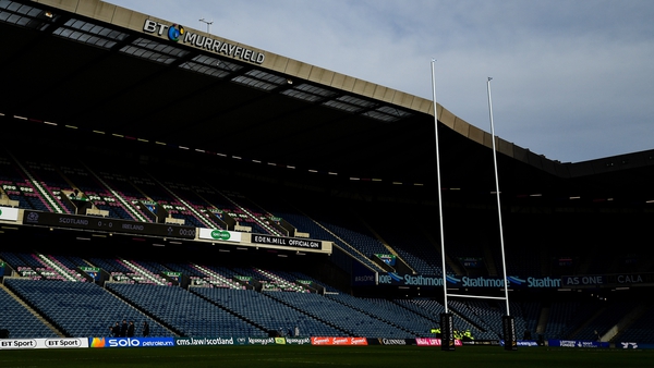 Murrayfield was set to host the game