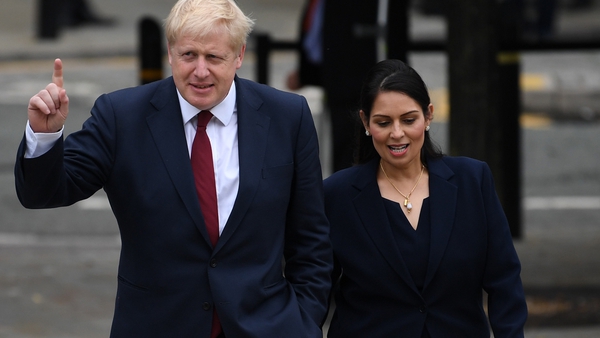 British Prime Minister Boris Johnson has stood by embattled Home Secretary Priti Patel
