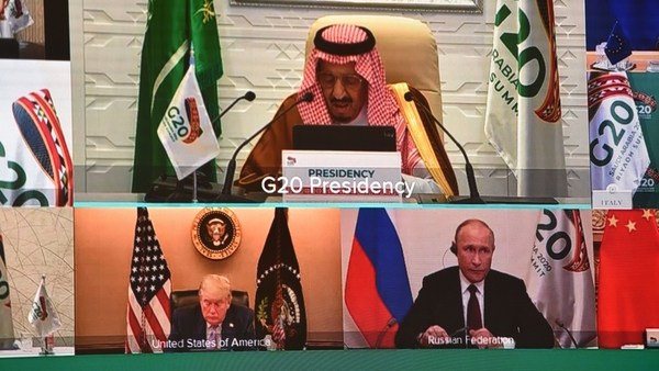 World leaders are huddling virtually for this year's G20 summit