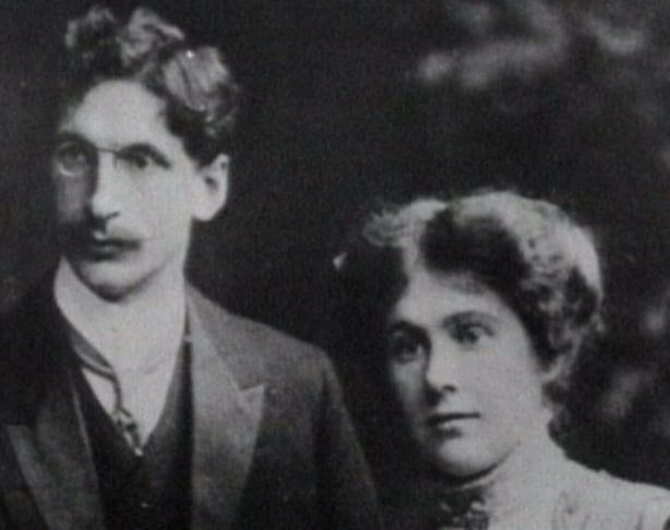 Eamon de Valera and his wife Sinéad