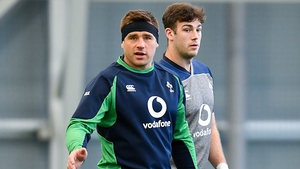 CJ Stander, left, and Caelan Doris, were part of the Irish backrow that tasted defat in Twickenham at the weekend