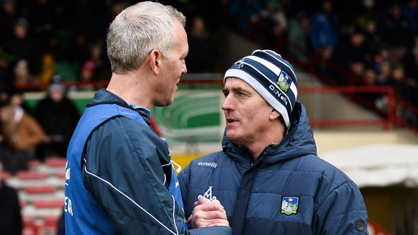 Galway manager Shane O'Neill (L) and Limerick boss John Kiely face off this Sunday