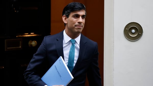 The UK budget deficit is set to raise to its highest since World War Two, Rishi Sunak has said