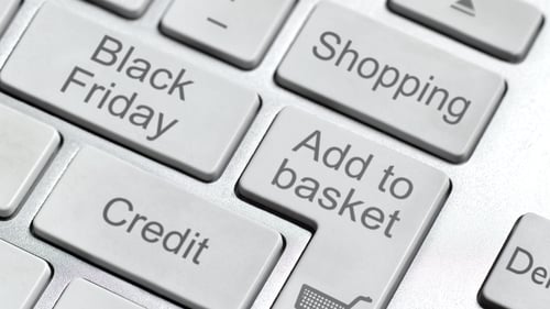 The peak shopping time online on Black Friday will be 11am to midday