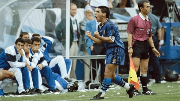 Maradona tested positive for ephedrine at the 1994 World Cup and found himself suspended – but not before lighting up two games and celebrating like a man possessed after scoring against Greece