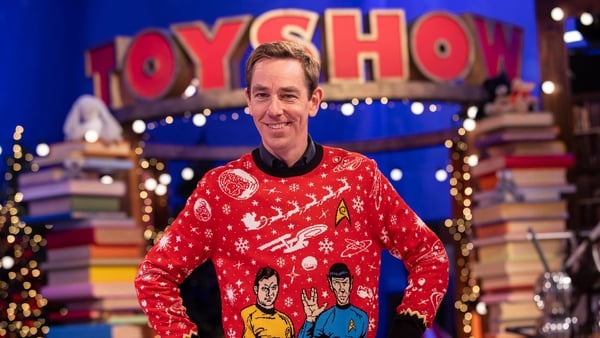 Ryan Tubridy on the 2020 Toy Show set