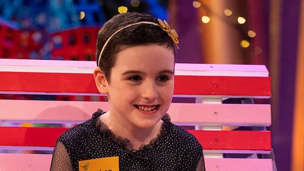 Saoírse Ruane on last year's Late Late Toy Show