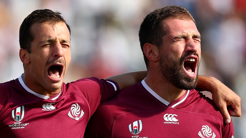 Georgia captain Merab Sharikadze says Ireland remain among the world's best teams
