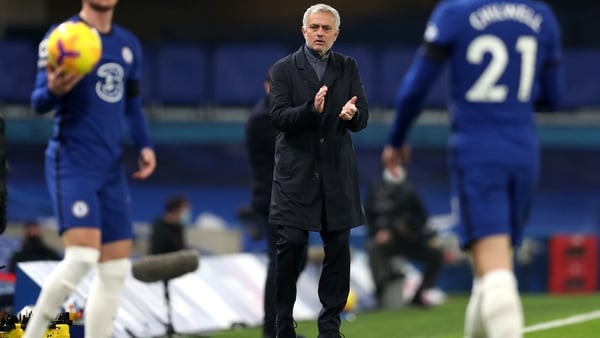 Jose Mourinho was back at the Bridge with his Tottenham side