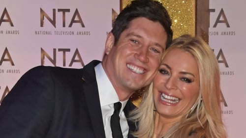 Vernon Kay and Tess Daly pictured at the National Television Awards earlier this year