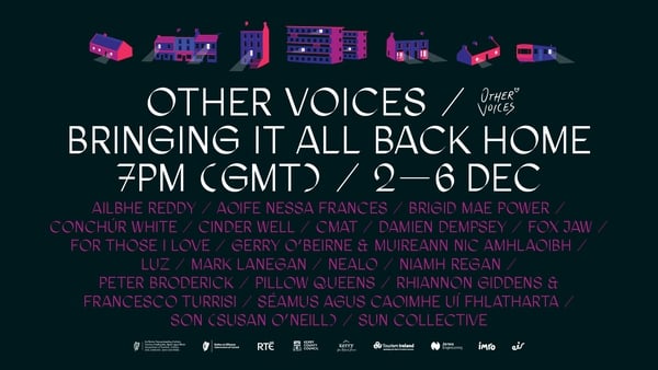 Watch Other Voice Live on Culture on RTÉ from 7.00pm from Wednesday to Sunday