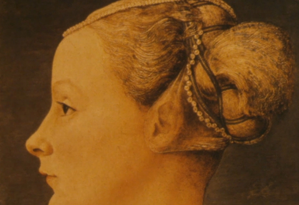 Portrait of a young woman, by Piero del Pollaiolo