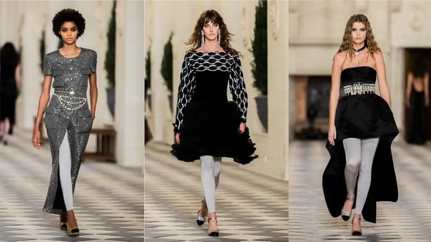 Chanel throws it back to the Noughties with leggings and dresses