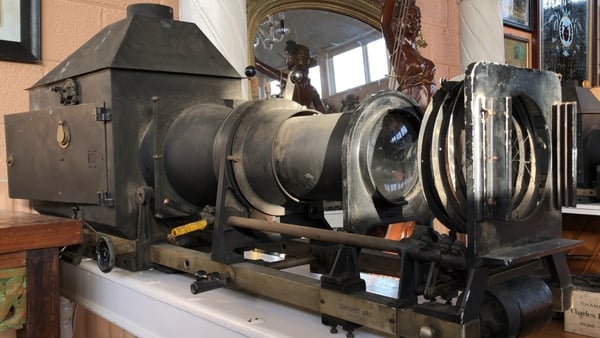 An early 20th century projector from Dublin's Gaiety Theatre