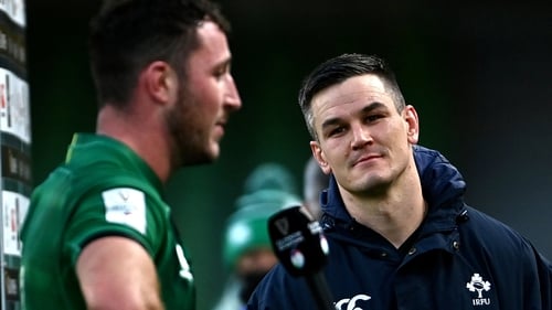 Will Connor (l) and Johnny Sexton are in contention for Leinster