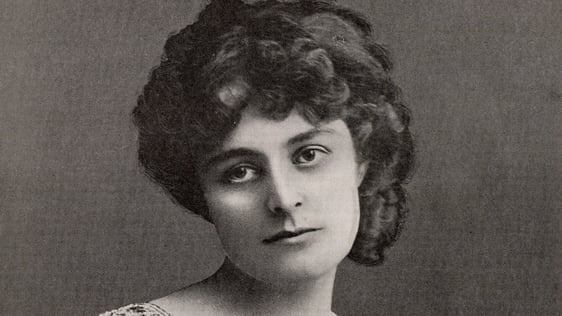 Maud Gonne (1865-1953), Mrs John MacBride, ardent Irish Nationalist and, from 1916, an active member of Sinn Fein. She was the dedicatee of many poems by William Butler Yeats who had wished to marry her. Mother of Sean MacBride, Foreign Minister of the Re