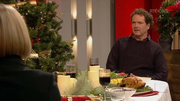 Diarmuid Gavin discussing Christmas Dinner on Claire Byrne Live