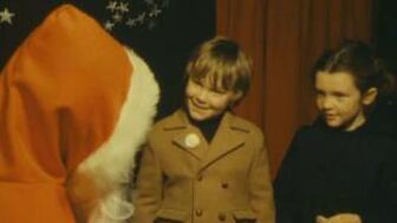Children meeting Santa at Switzer's, Dublin (1980)